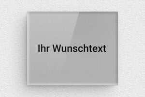 Graues Schild - de-grau-farbe-schild-001-2 - 50 x 40 mm - gris-noir - none - de-grau-farbe-schild-001-2