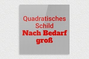 Graues Schild - de-grau-farbe-schild-003-2 - 300 x 300 mm - gris-rouge - none - de-grau-farbe-schild-003-2