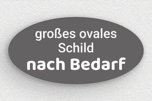 Graues Schild - de-grau-farbe-schild-003-5 - 300 x 150 mm - gris-souris-blanc - none - de-grau-farbe-schild-003-5