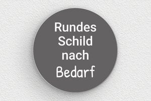 Graues Schild - de-grau-farbe-schild-004-3 - 120 x 120 mm - gris-souris-blanc - none - de-grau-farbe-schild-004-3