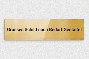 Schild nach Form - de-grosses-schild-002-3 - 300 x 80 mm - poli - none - de-grosses-schild-002-3