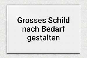 Schild nach Form - de-grosses-schild-002-5 - 300 x 200 mm - gris-noir - none - de-grosses-schild-002-5