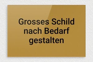 Schild nach Form - de-grosses-schild-003-1 - 300 x 200 mm - or-fonce-noir - none - de-grosses-schild-003-1