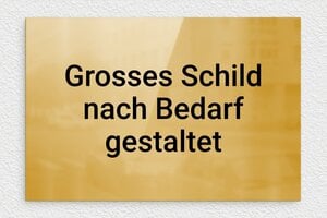 Schild nach Form - de-grosses-schild-003-4 - 300 x 200 mm - poli - none - de-grosses-schild-003-4