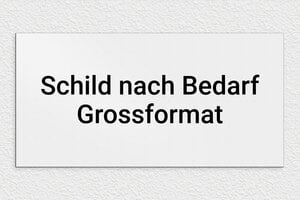 Schild nach Form - de-grosses-schild-004-1 - 600 x 300 mm - gris-noir - none - de-grosses-schild-004-1