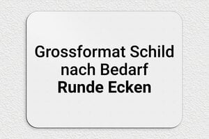 Schild nach Form - de-grosses-schild-005-4 - 400 x 300 mm - gris-noir - none - de-grosses-schild-005-4