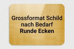 Schild nach Form - de-grosses-schild-005-5 - 400 x 300 mm - poli - none - de-grosses-schild-005-5