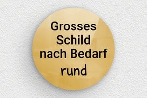 Schild nach Form - de-grosses-schild-006-5 - 300 x 300 mm - poli - none - de-grosses-schild-006-5