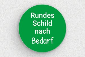 Schild nach Farbe - de-grun-farbe-schild-001-3 - 120 x 120 mm - vert-blanc - none - de-grun-farbe-schild-001-3