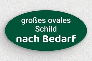 Schild nach Farbe - de-grun-farbe-schild-002-1 - 300 x 150 mm - vert-sapin-blanc - none - de-grun-farbe-schild-002-1