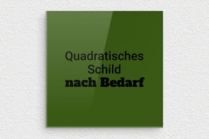 Plexiglasschilder - de-grun-farbe-schild-002-5 - 120 x 120 mm - custom - none - de-grun-farbe-schild-002-5