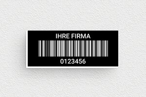 Kabelmarkierungen - de-industrie-barcode-005-3 - 50 x 20 mm - noir-blanc - glue - de-industrie-barcode-005-3