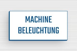 Kennzeichnungsschilder - Schild 'Bitte klingeln Sie.' - 60 x 30 mm - PVC - blanc-bleu - glue - de-kenn-zeichen-schild-002-5