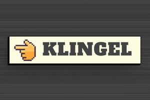 Klingelschild - Klingelschild - 70 x 15 mm - PVC - custom - glue - de-klingel-quadri-003-3