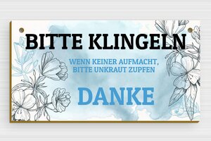 Klingelschild holz - de-klingel-schild-holz-004-2 - 150 x 80 mm - erable - holes-only - de-klingel-schild-holz-004-2