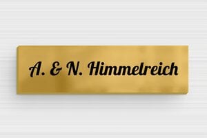 Klingelschild Messing - Messing - 65 x 18 mm - brut - glue - de-klingel-schild-messing-003-3