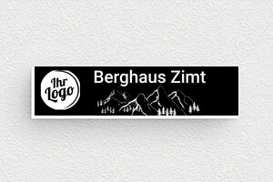 Klingelschild plastik - de-klingel-schild-plastik-003-3 - 60 x 15 mm - noir-blanc - none - de-klingel-schild-plastik-003-3