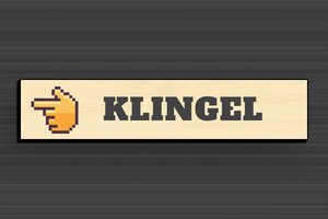 Klingelschild selbstklebend - Klingelschild - 70 x 15 mm - PVC - erable-noir - glue - de-klingel-schild-selbstklebend-001-3