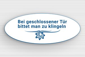 Klingelschild selbstklebend - Klingelschild - 100 x 40 mm - PVC - blanc-bleu - glue - de-klingel-schild-selbstklebend-004-1