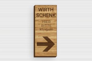 Klingelschild zwei namen - de-klingel-schild-zwei-namen-002-2 - 30 x 70 mm - chene - glue - de-klingel-schild-zwei-namen-002-2