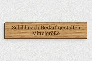 Schild nach Größe - de-mittleres-schild-002-1 - 200 x 40 mm - chene - none - de-mittleres-schild-002-1