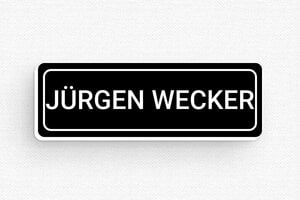 Namensschilder - de-namen-schild-012-3 - 60 x 20 mm - noir-blanc - badge - de-namen-schild-012-3