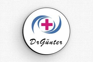 Namensschilder gesundheitswesen - de-namen-schild-027-3 - 40 x 40 mm - custom - badge - de-namen-schild-027-3