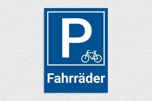 Kunststoffschilder - Schild 'Parkplatz nur für Kunden' - 300 x 400 mm - PVC - bleu-blanc - none - de-parking-002-5