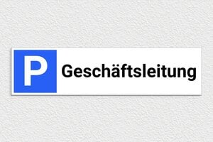 Parkplatzschilder - Lieferparkplatz-Schild rechts - 600 x 150 mm - PVC - custom - glue - de-parking-004-1