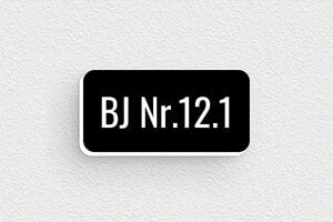 Industrieschilder - de-profi-schild-industrie-011-3 - 40 x 20 mm - noir-blanc - glue - de-profi-schild-industrie-011-3