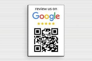 QR Code Schild - PVC - 70 x 100 mm - custom - glue - de-qr-code-schild-005-3