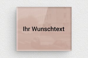 Rechteckiges Schild - de-rosa-farbe-schild-001-2 - 50 x 40 mm - miroir-rose-noir - none - de-rosa-farbe-schild-001-2