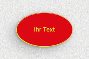 Rotes Schild - de-rot-farbe-schild-002-2 - 50 x 30 mm - rouge-jaune - none - de-rot-farbe-schild-002-2