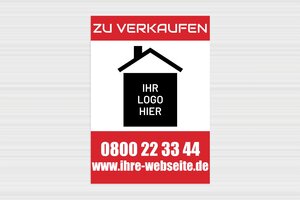 Werbeschilder - de-schild-haus-003-3 - 850 x 1200 mm - custom - none - de-schild-haus-003-3