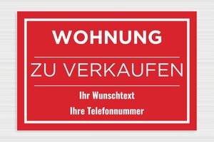 Werbeschilder - de-schild-verkaufen-006-3 - 600 x 400 mm - custom - none - de-schild-verkaufen-006-3