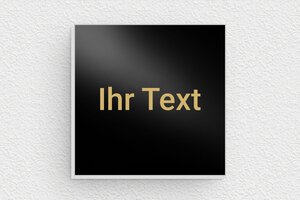 Schild nach Farbe - de-schwarz-farbe-schild-003-3 - 40 x 40 mm - noir-or - none - de-schwarz-farbe-schild-003-3