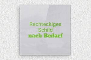 Silberfarbenes Schild - de-silber-farbe-schild-003-1 - 120 x 120 mm - miroir-argent-noir - none - de-silber-farbe-schild-003-1