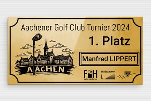 Schild pro branche - de-sport-pokal-schild-002-3 - 200 x 100 mm - poli-noir - glue - de-sport-pokal-schild-002-3