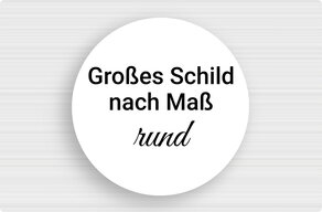 Forex-Schild nach Maß - Expandiertes PVC - custom - none - de-sur-mesure-l-forex-rond