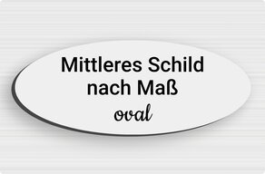 Dibond-Schild nach Maß - Aluminium Dibond - custom - none - de-sur-mesure-m-dibond-oval
