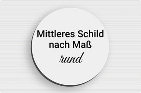 Dibond-Schild nach Maß - Aluminium Dibond - custom - none - de-sur-mesure-m-dibond-rond