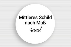 Forex-Schild nach Maß - Expandiertes PVC - custom - none - de-sur-mesure-m-forex-rond