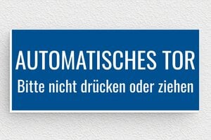 Torschilder - de-tor-schild-006-3 - 80 x 35 mm - bleu-blanc - glue - de-tor-schild-006-3