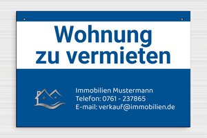 Zu vermieten schild - Witziges Schild 'Durststraße' - 300 x 200 mm - PVC - custom - holes-only - de-vermieten-schild-003-1