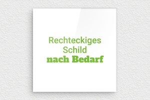 Weißes Schild - de-weiss-farbe-schild-002-2 - 120 x 120 mm - custom - none - de-weiss-farbe-schild-002-2