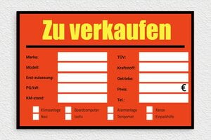 Kunststoffschilder - Schild mit Humor: 'Nimm den Aperitif.' - 300 x 200 mm - PVC - custom - none - de-zu-verkaufen-schild-002-2