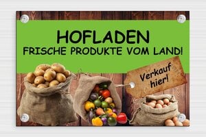 Schild pro branche - Dekoschild 'Aperitifplatz' - 300 x 200 mm - PVC - custom - suction-cup - de-zu-verkaufen-schild-004-5