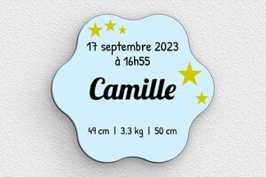 Cadeau de naissance personnalisé - PVC - 222 x 200 mm - custom - glue - deco-cadeau-naissance-009-1