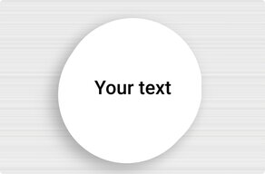 Custom Forex sign panels - Foam PVC - custom - none - en-sur-mesure-s-forex-rond