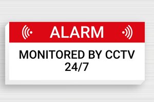 CCTV Signs - Video Surveillance Alarm Sign - custom - glue - en-uk-alarm-sign-002-1-1748952443857